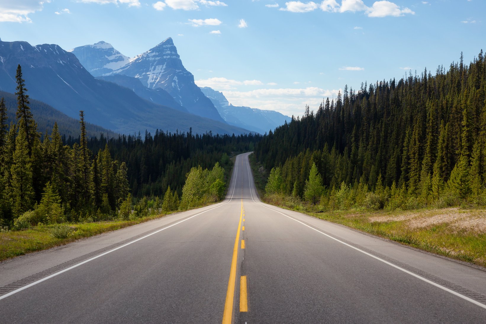 Scenic Road in Banff